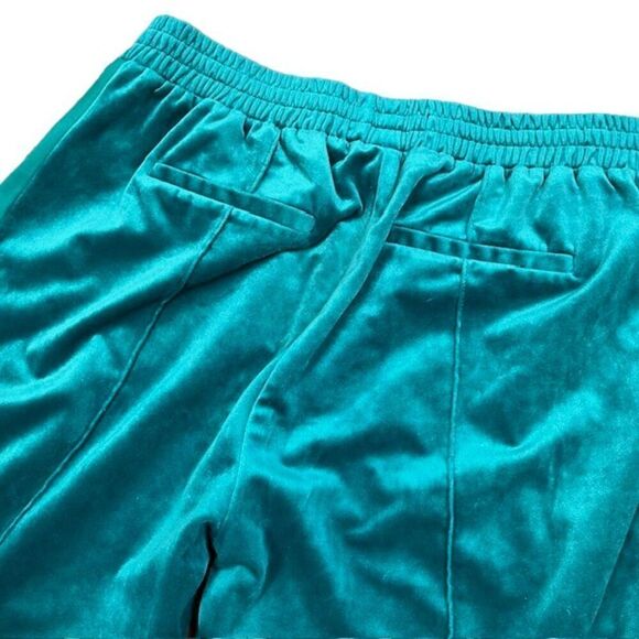 Scotch & Soda Velour Sweatpants Lounge Pants Velvet Emerald Green Size Small - Picture 8 of 13